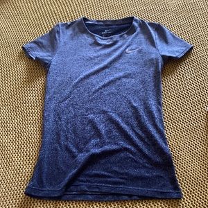 Black and gray dry fit Nike shirt